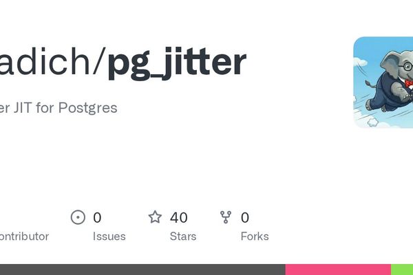 pg_jitter: A Faster JIT Compilation Provider for PostgreSQL