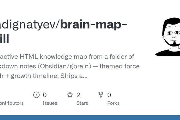 Brain Map Skill Turns Markdown Notes Into an Agent-Friendly Knowledge Graph