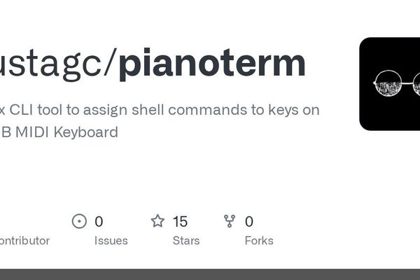 pianoterm: Turn Your MIDI Keyboard Into a Linux Command Hub