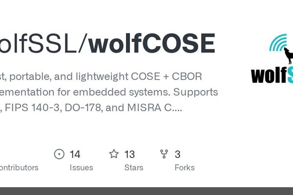 wolfCOSE brings full COSE support to tiny embedded devices – a realistic look