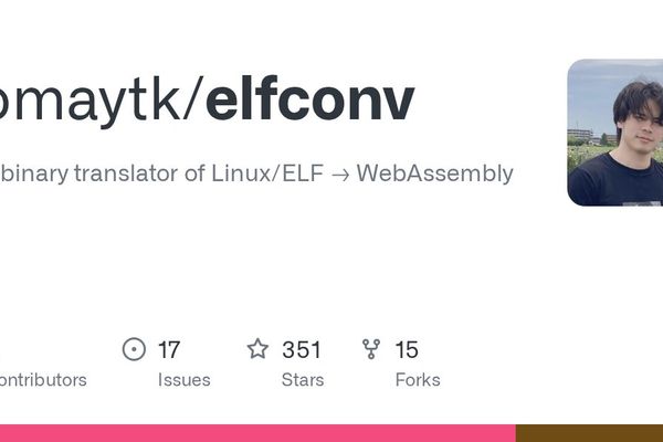 elfconv: Bridging Linux Applications to WebAssembly Without Source Code