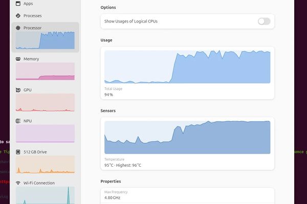 GNOME Resources 1.10 Adds AMD Ryzen AI NPU Monitoring Support