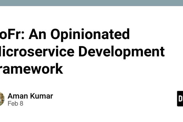 GoFr: Opinionated Framework for Microservices - Design Trade-offs and Systems Implications
