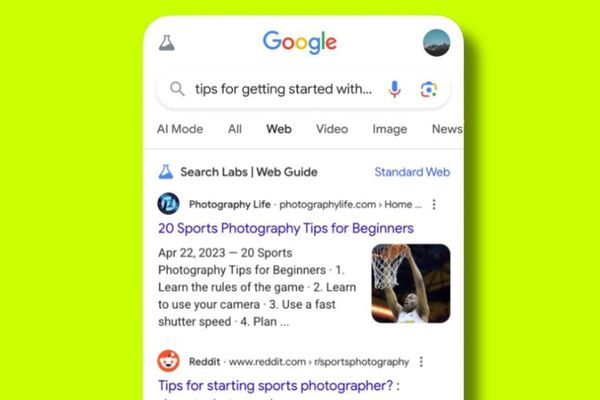 Google's Web Guide: AI-Powered Search Organization Puts Classic Results Front and Center