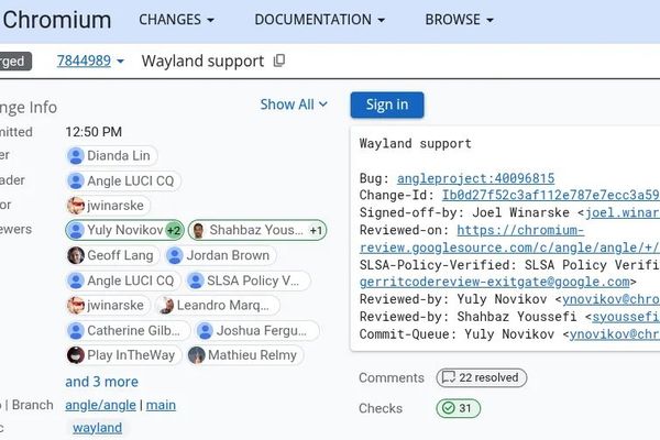 Google's ANGLE Adds Native Wayland Support, Clearing the Path for Chromium Embedded Framework