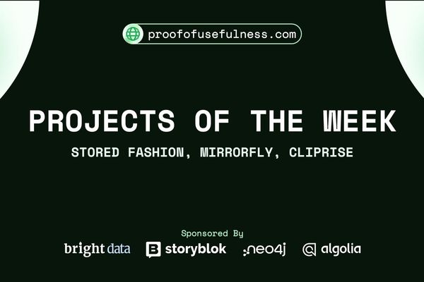 HackerNoon Projects of the Week: Stored Fashion, MirrorFly & Cliprise