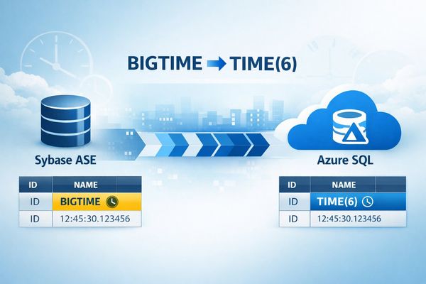 Automating Sybase BIGTIME to Azure SQL TIME(6) Migration: A Practical Script-Based Approach