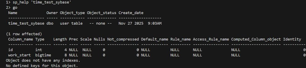 Handling Sybase BIGTIME Data Type During Migration to Azure SQL | Microsoft Community Hub