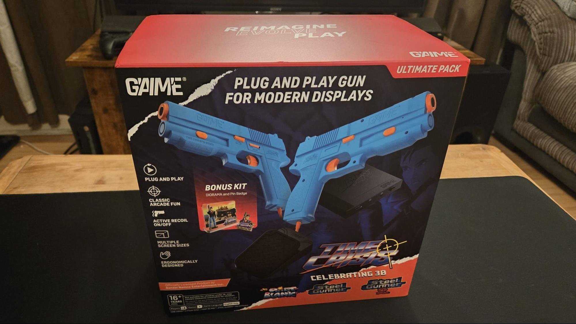 G’AIM’E 30th Anniversary Time Crisis Light Gun Game