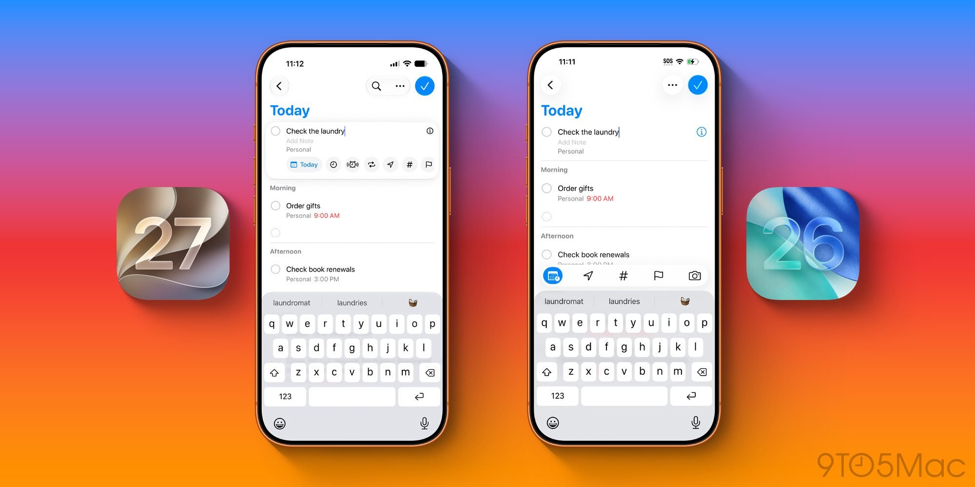 Here’s everything new for Reminders in iOS 27 - 9to5Mac