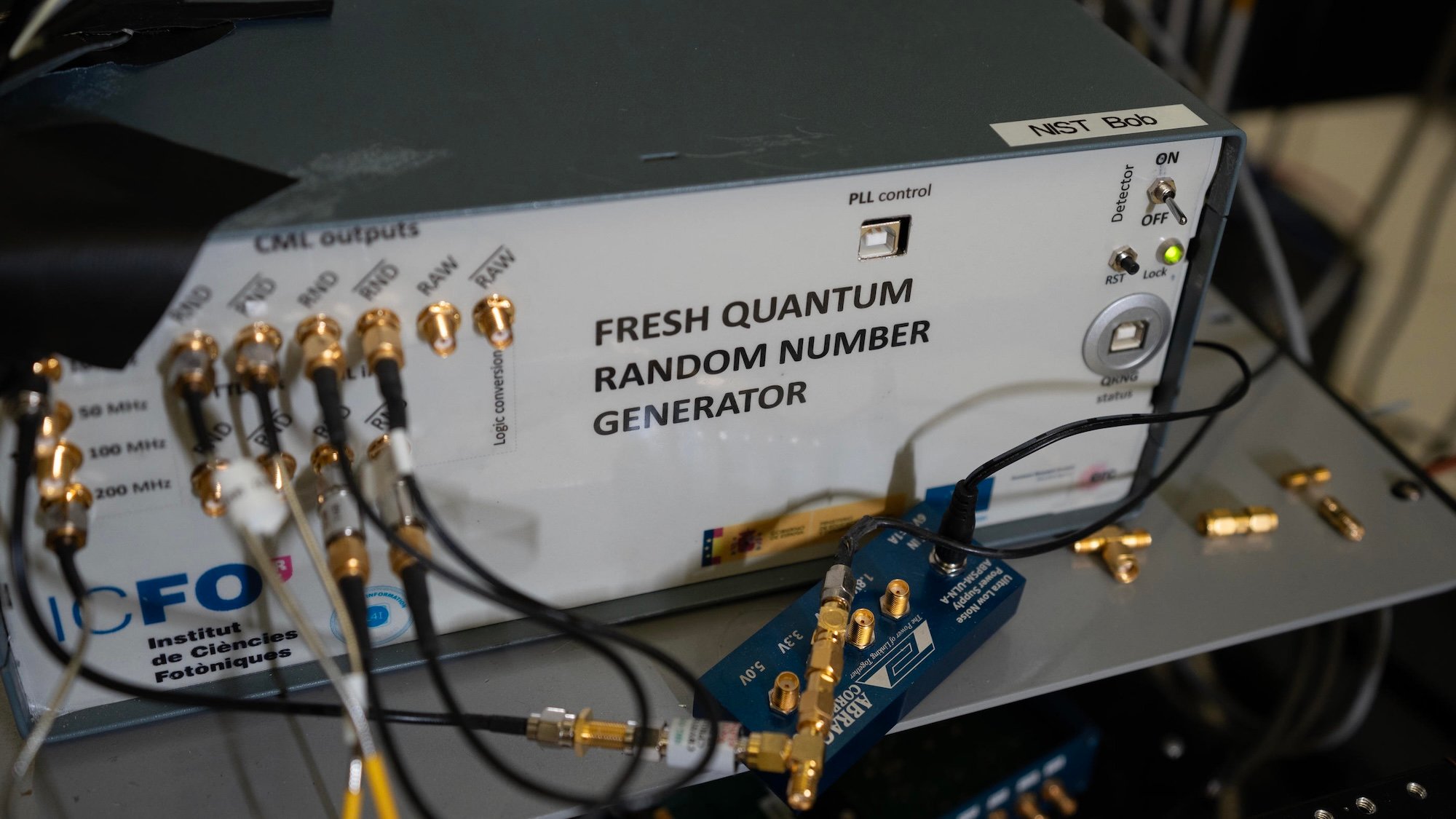 Quantum Random Number Generator machine