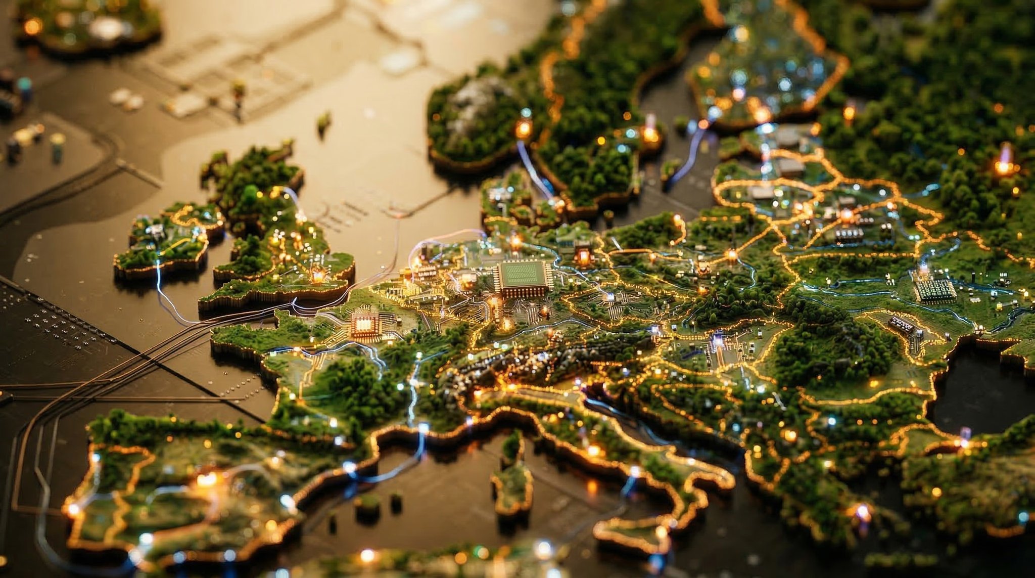 100% accurate European digital infrastructure, AI generated