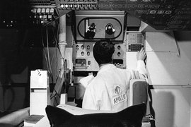 The computer system and software that controlled the Apollo 11 spacecraft — called the Apollo Guidance Computer and designed by the MIT Instrumentation Lab team — helped push technology forward in many ways. The computer itself was the first significant use of silicon integrated circuit chips.