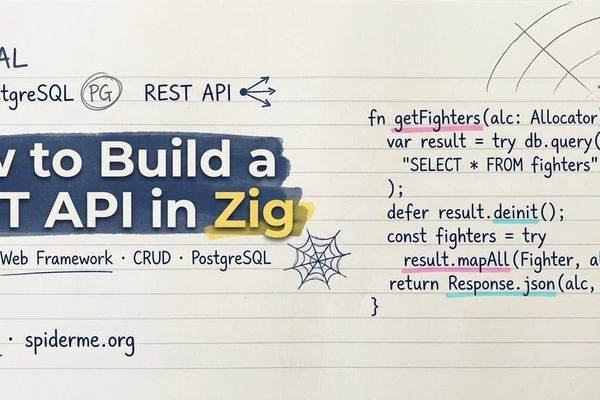 Building REST APIs in Zig: A Deep Dive into Spider Web Framework