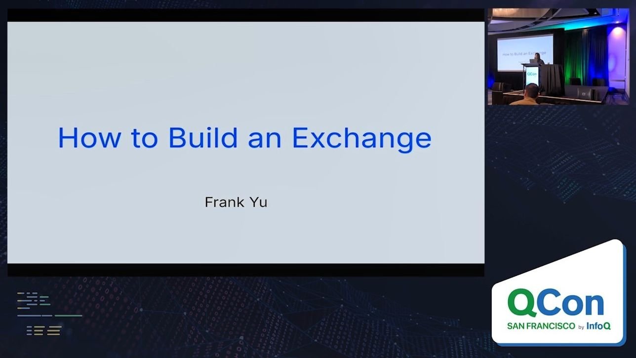 How to Build an Exchange: Sub Millisecond Response Times and 24/7 Uptimes in the Cloud - InfoQ