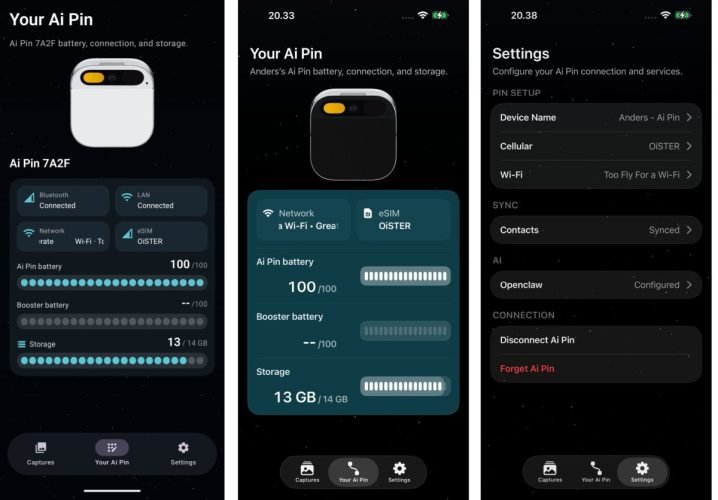 Humane Ai Pin hacks turn the discontinued gadget into a standalone Android-powered gadget - Liliputing
