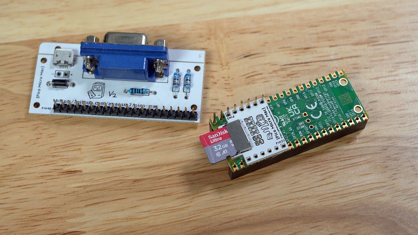 Pico Micro Mac - Hardware pre-assembly