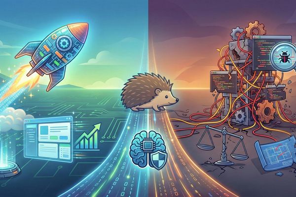 AI-Assisted Development: Amplifying Velocity and Technical Debt in Enterprise Applications