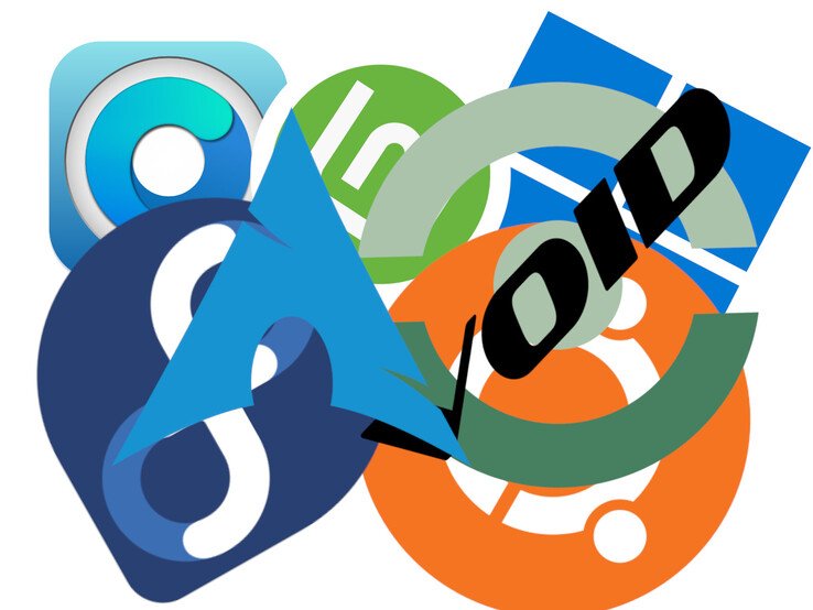 There are lots of Linux distros out there, but the overall experience is largely the same between them. (Image source: operating system logos - Canonical, Microsoft and more w/ edits)