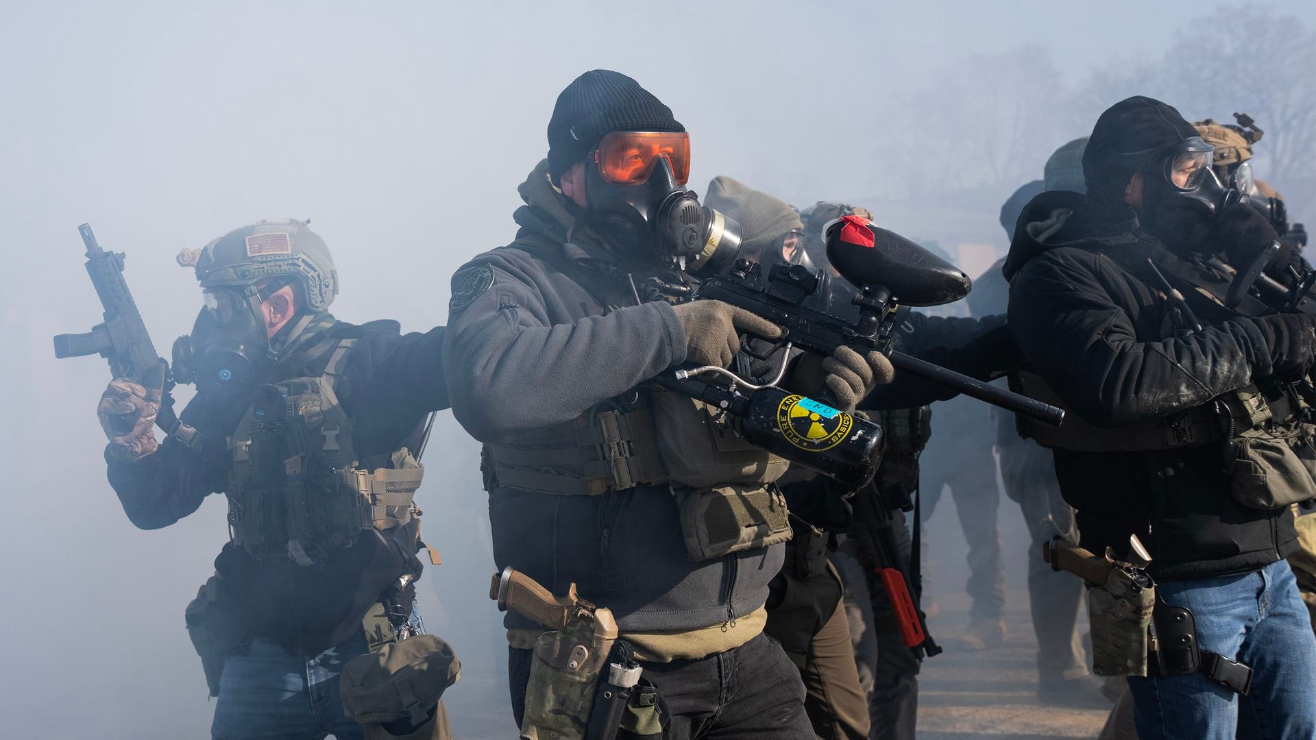 Immigration and Customs Enforcement) officers and federal agents clash with a growing crowd of protesters on Nicollet Avenue in south Minneapolis after Alex Pretti was fatally shot by federal agents in the area early Saturday morning, January 24, 2026.