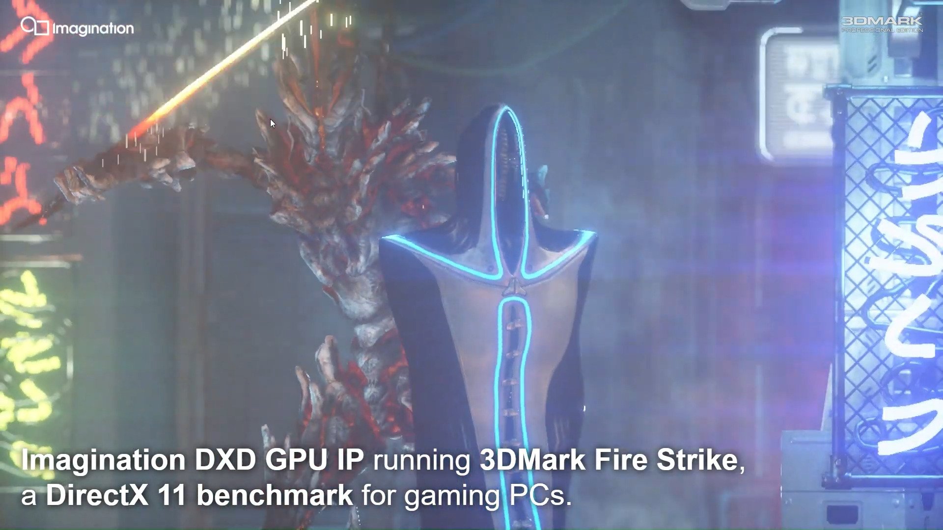 PowerVR - Fire Strike DX11 demo screenshot