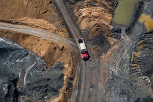 A coal waste site in Russellton, Pennsylvania.