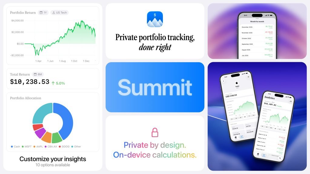 Indie App Spotlight: 'Summit' is an all-in-one portfolio tracker for iPhone and iPad - 9to5Mac