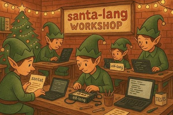 Inside Santa's Workshop: How AI Agents are Building Programming Languages from Scratch