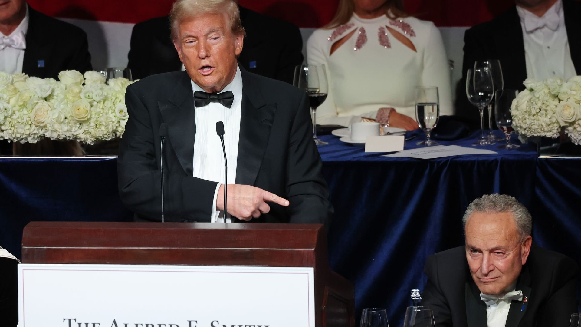 This is Donald Trump and Chuck Schumer