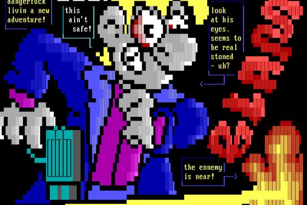 Inspector Dangerfuck and the Origins of Digital Comics: Unpacking ANSI Art's Forgotten Legacy