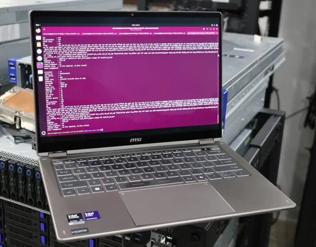 MSI Prestige 14 Panther Lake laptop