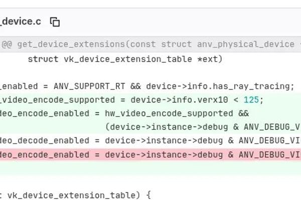 Intel Disables Vulkan Video Encode on Newer Hardware Due to Testing Gaps