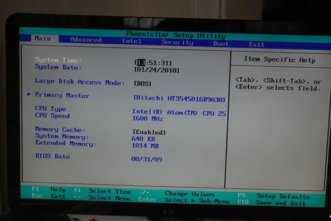 Intel Poulsbo system
