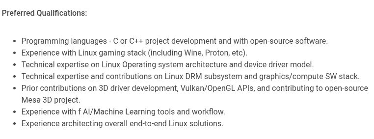 Intel hiring Linux GPU driver developers