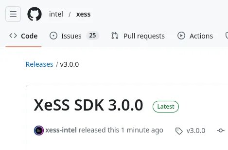 Intel XeSS 3 SDK Released on GitHub - Still Windows-Only Binaries