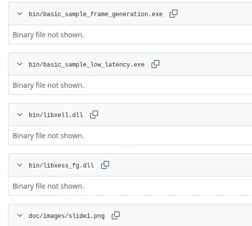 Intel XeSS 3.0 DLL binaries