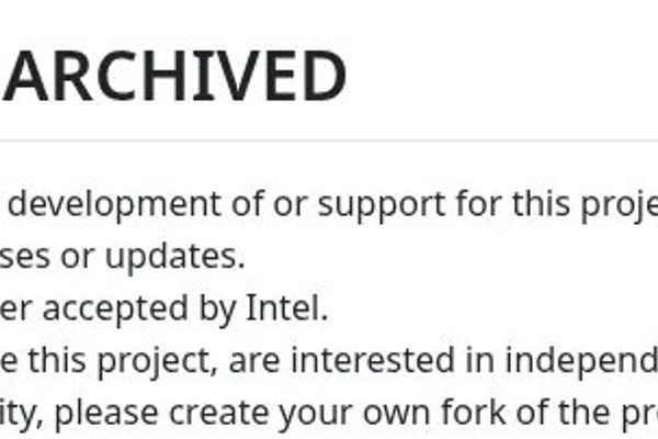 Intel's Open-Source Retreat: Dozens of Projects Archived Amid Restructuring