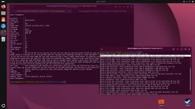 Lenovo ThinkPad X1 Carbon G13 Lunar Lake on Ubuntu Linux 26.04