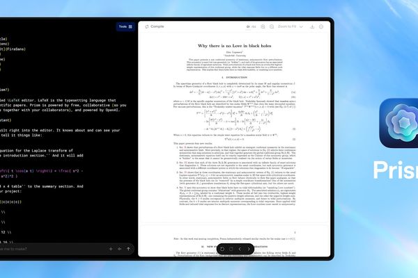 OpenAI Launches Prism: A Free AI-Native Workspace for Scientific Research