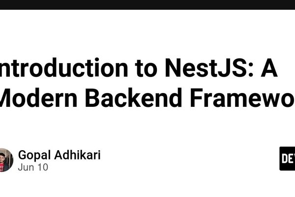 Introduction to NestJS: A Modern Backend Framework