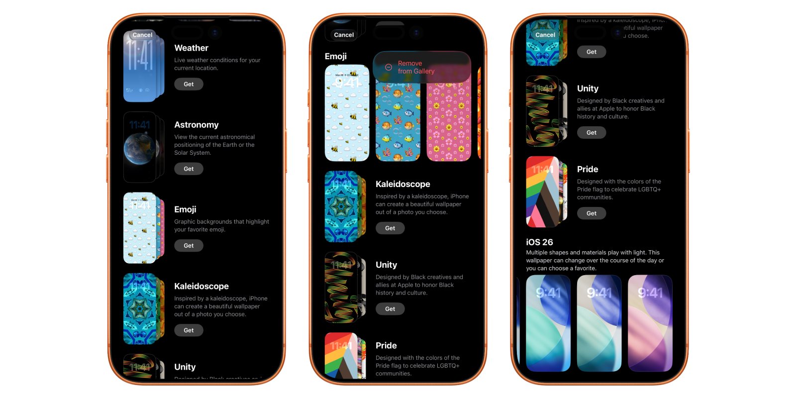 iOS 26.4 redesigns Wallpaper Gallery - 9to5Mac