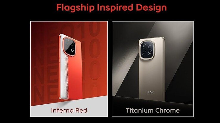 The iQoo Neo 10 will be available in four color options 