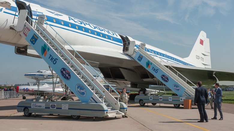 A Russian supersonic passenger jet