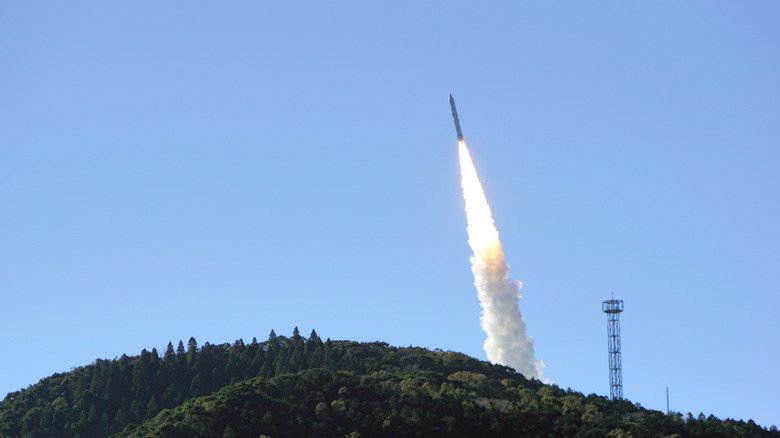 Image of a JAXA rocket launch