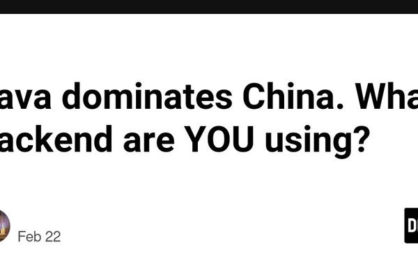 Java Dominates China's Backend Landscape: A Deep Dive into Global Language Preferences