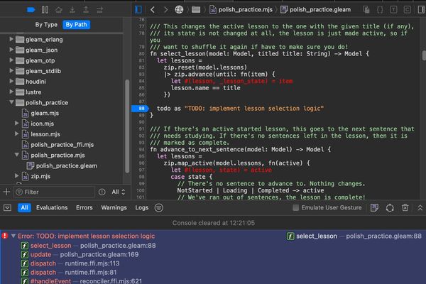 Gleam v1.16.0 Brings Source Maps and Fault Tolerance to JavaScript Development