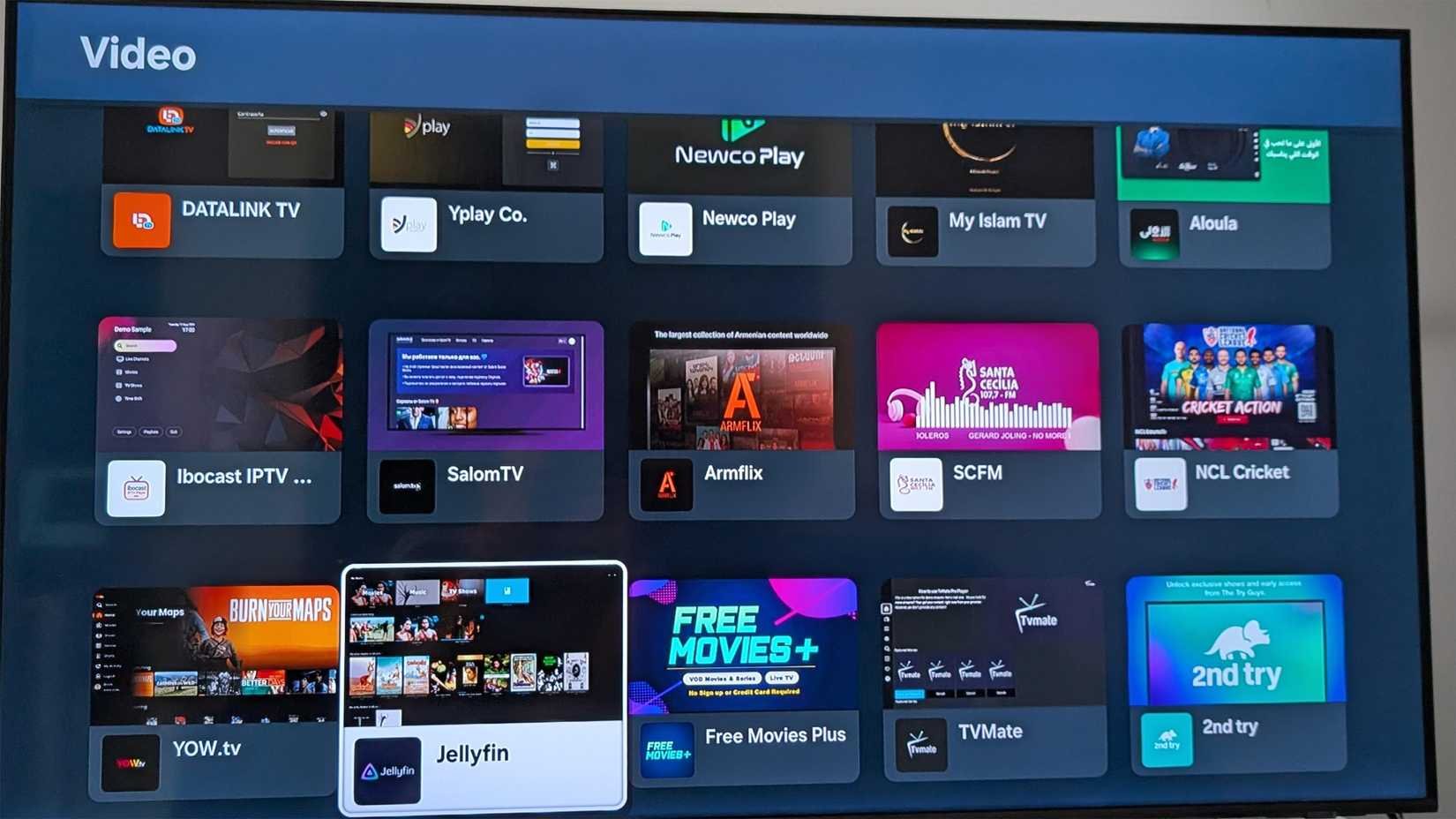 Jellyfin on a Tizen TV