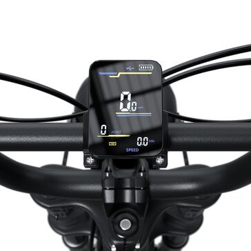 The Kingbull Ranger e-bike ships with a 3.5-inch LCD display