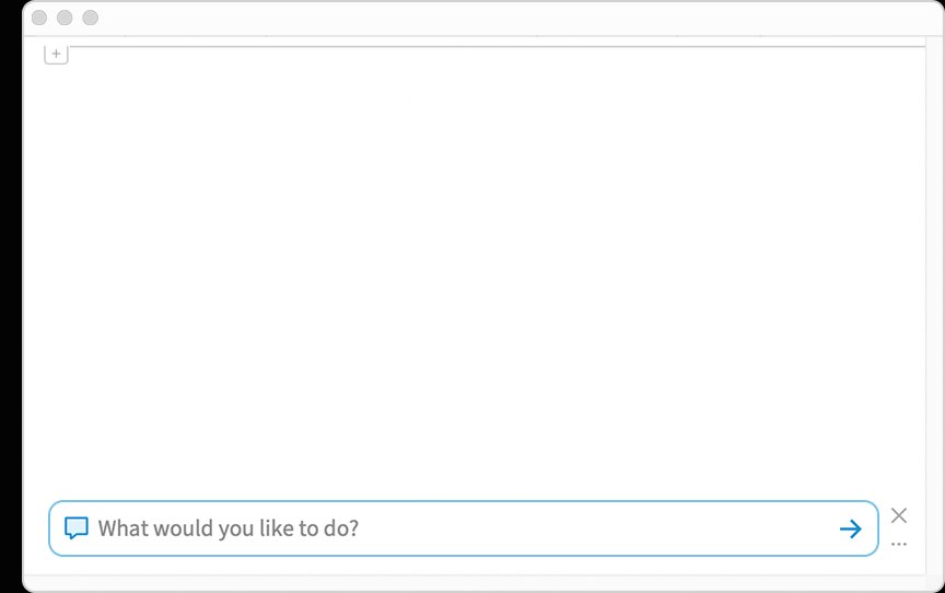AI Assistant chatbar