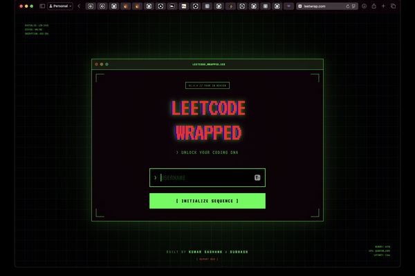 LeetWrap: Redefining LeetCode Practice with a Seamless, Feature‑Rich Interface